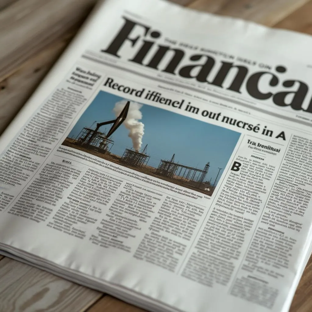 Artículo de prensa sobre inversión petrolera